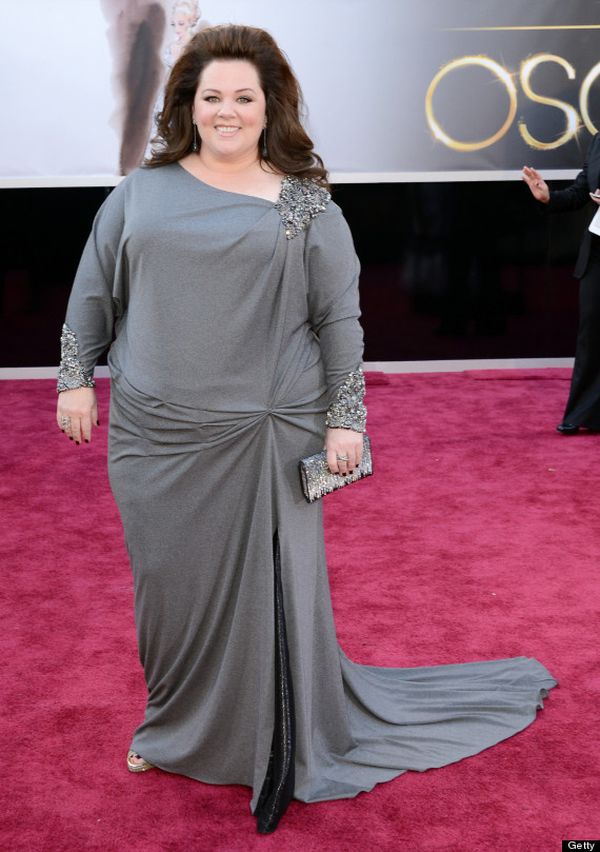HOLLYWOOD, CA - FEBRUARY 24: Actress Melissa McCarthy arrives at the Oscars at Hollywood & Highland Center on February 24, 2013 in Hollywood, California. (Photo by Jason Merritt/Getty Images)
