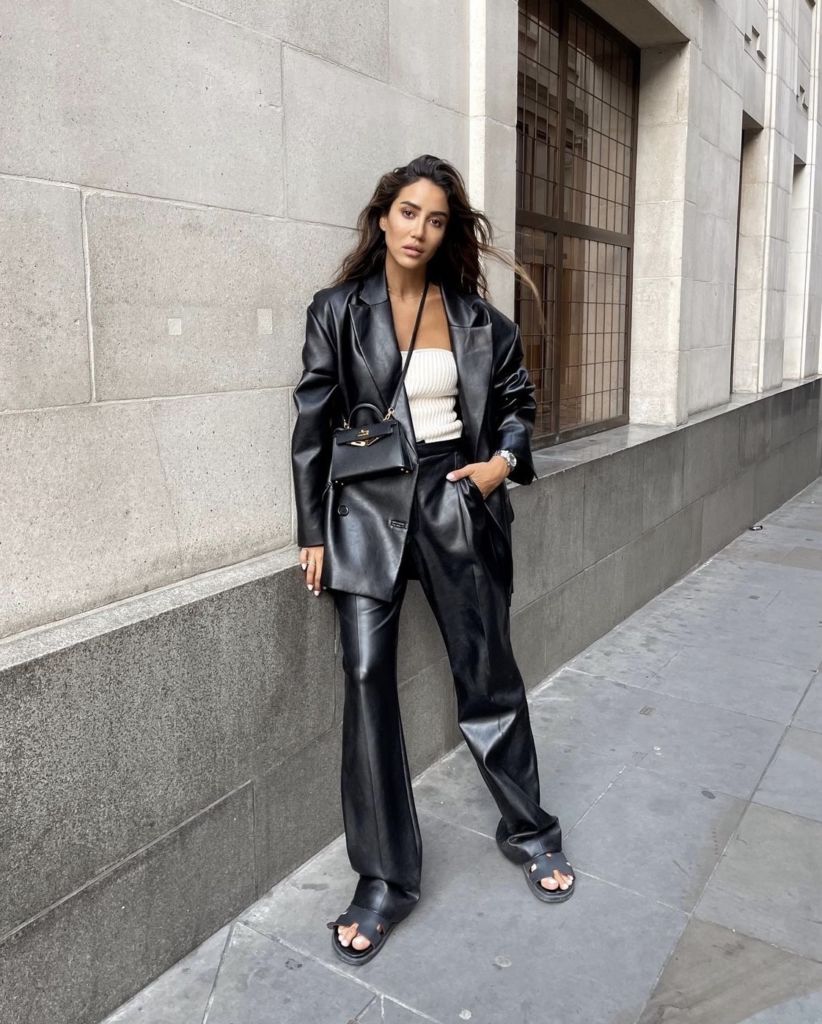 Кожаный total look